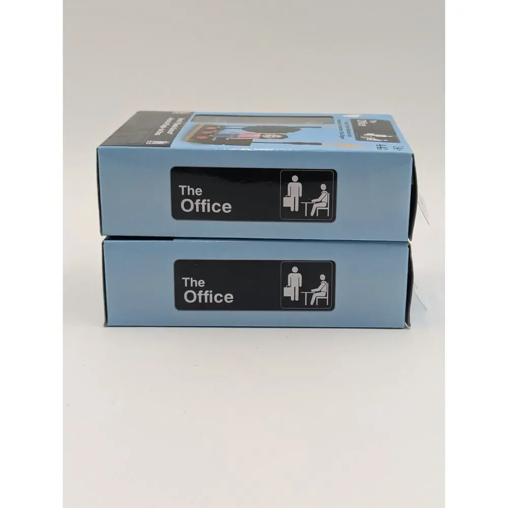 2x Phatmojo NBC The Office Sets - Jim's Wedding 36pc & Pam's Beach Games 44pc